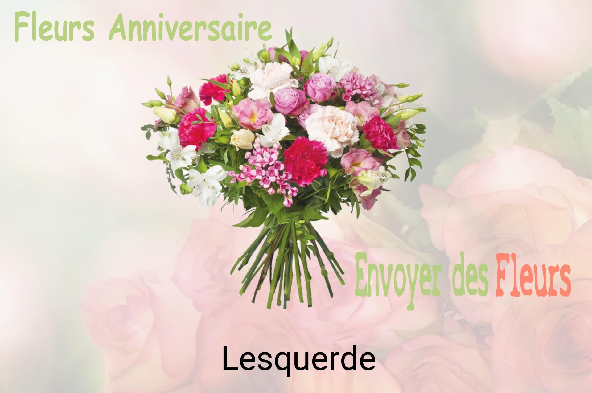 Bouquet de fleurs d’anniversaire livré à Lesquerde